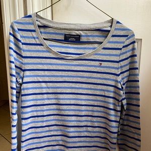 Tommy Hilfiger Striped Long-Sleeve Shirt. Size XS